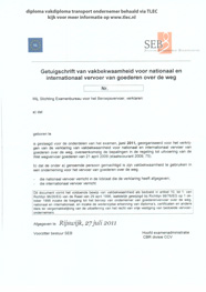 vakdiploma beroepsgoederenvervoer 